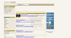 Desktop Screenshot of infos-villes.com