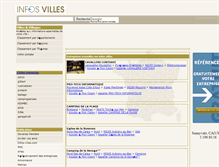 Tablet Screenshot of infos-villes.com